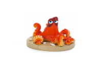 Декорация для аквариума Осьминог Хэнк на песке, 5х8х6,5см