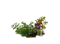 Растение искусственное для аквариума 20х10х15см, пластиковое, с грузом