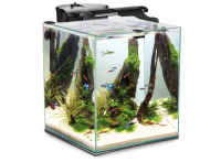 Аквариум FISH&SHRIMP SET DUO LED, 49л, черный, 35x35x40см с оборудованием, NEW