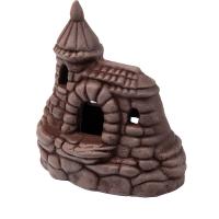 Р-13 Замок с черепицей шоколад