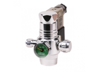 Редуктор СО2 с одним манометром и электромагнитным клапаном