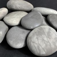 Grey 100. Галька Речная серая. Искусственная галька. Прозрачная Речная галька. Крупная галька 150 200 мм.