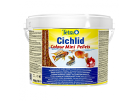 Корм для рыб TetraCichlid Colour Mini 10л мини гранулы