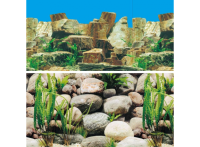 Фон для аквариума двухсторонний Каменная терасса/Каменный рельеф 30х60см (9023/9025) Фон для аквариума двухсторонний Каменная терасса/Каменный рельеф 30х60см (9023/9025)