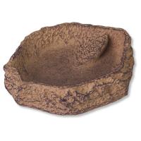 Кормушка-поилка для рептилий 9*7.5*1.5 cм, песочная,  JBL ReptilBar Sand S