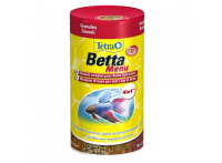 Корм TETRA Betta Menu для бойцовых рыб, 4 вида корма (мини-хлопья, гранулы, чипсы, артемия), 100мл