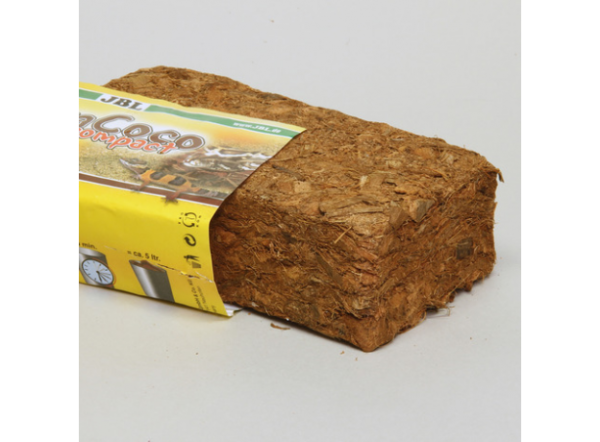 JBL TerraCoco Compact - Натуральная кокосовая стружка, спрессованная в брикет, 500 г.