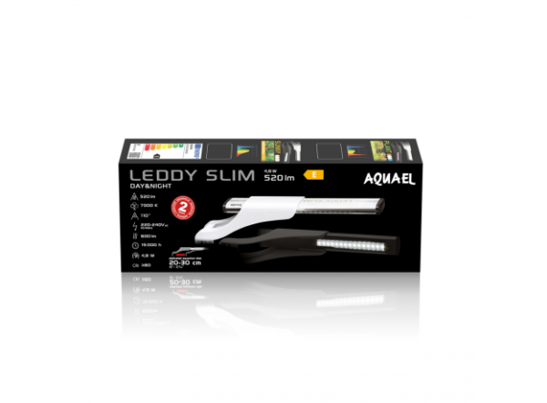 Светильник Aquael LEDDY SLIM SUNNY Day&Night 4,8Вт, белый, для аквариумов 20-30см Светильник Aquael LEDDY SLIM SUNNY Day&Night 4,8Вт, белый, для аквариумов 20-30см