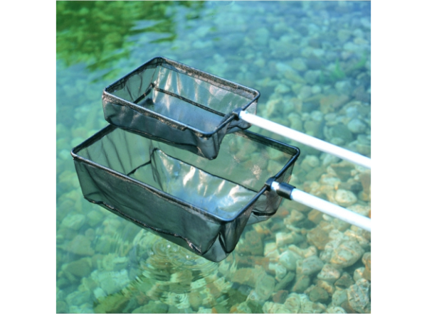 Сачок для водрослей Oase Algae net прямоугольный, большой 38*26*9см, телескопическая ручка 113/180см