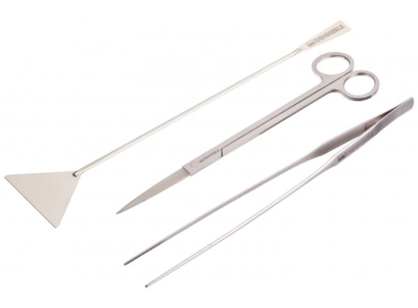 Инструменты из нерж. стали для работы в мини-аквариумах Dennerle Nano Aquascaping-Set