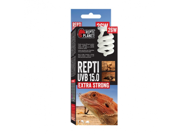 Лампа Repti Planet для пустынного террариума UVB 15.0 26 Вт, Е27