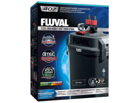 Фильтр внешний FLUVAL 407, 1450л/ч для аквариумов 150-500л