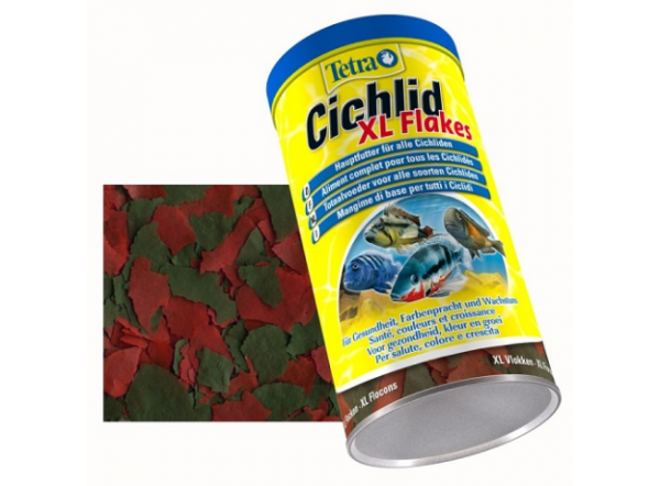 TetraCichlid Flocken 1000 мл осн. корм д/цихлид и крупных рыб