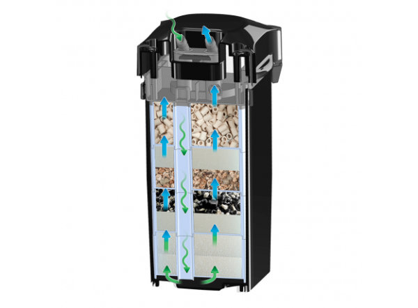 Фильтр внешний Sicce WHALE 500 1300л/ч для аквариумов 300-500 л, черный