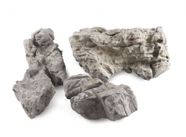 Декорация природная PRIME Камень Серый Лао S 10-20 см