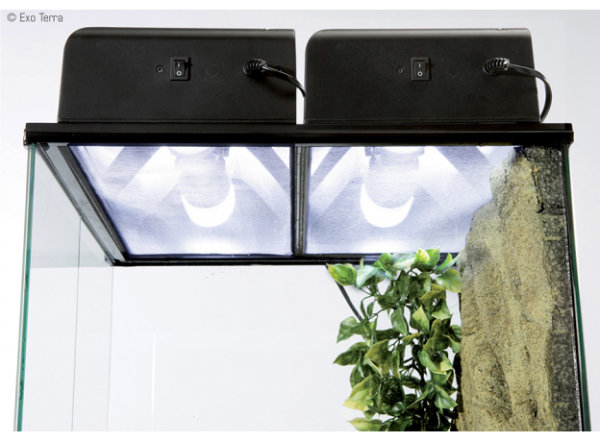 Светильник для террариумов ExoTerra Compact Top, 60x9x20см