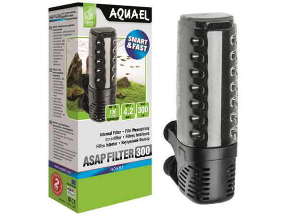 Фильтр внутренний Aquael ASAP 300, 300л/ч, для аквариумов до 100л