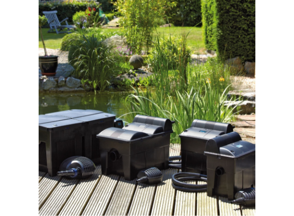 Фильтрационный комплект проточный Oase BioSmart Set 14000 (фильтр+уф.лампа+насос+шланг)