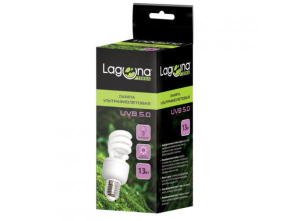 Лампа УФ Laguna UVB5.0, 13Вт, Е27