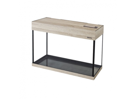 Аквариум  AquaPlus LUX П72 дуб сонома (61х31х46см) стекло 5мм, прямоугольный, 64 л., со светодиодным