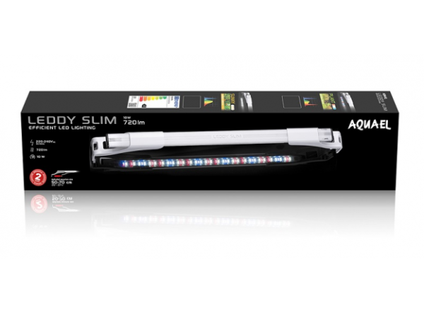 Светильник Aquael LEDDY SLIM PLANT 2.0 10Вт, для аквариумов 50-70см, белый Светильник Aquael LEDDY SLIM PLANT 2.0 10Вт, для аквариумов 50-70см, белый