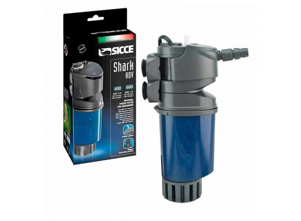 Фильтр внутренний Sicce SHARK ADV 400, 400 л/ч для аквариумов от 60 до 130 л