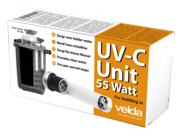 Фильтр напорный Velda Clear Control 100 VL с УФ-лампой 2х55 Вт, с комплектом фильтрующих материалов