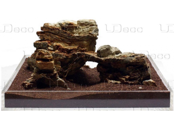 Камень натуральный  "Колорадо" для оформления аквариумов и террариумов, 1шт., UDeco Colorado Rock  L