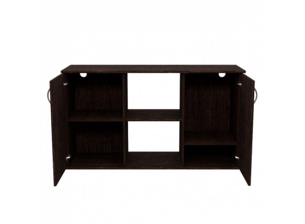 Подставка 100 с двумя дверками ДСП, венге, собранная