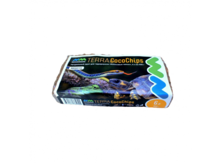 Натуральный грунт для террариумов "Кокосовые чипсы" NovaMark Forest CocoChips, 6 л из 450 г