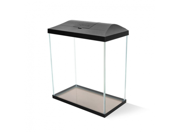 Аквариум прямоугольный Aquael LEDDY MINI 35, 19л, 35х18х34см, с фильтром и внешним фоном, черный