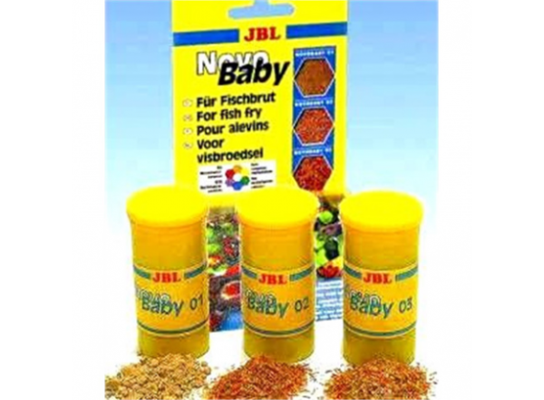 JBL NovoBaby 3x10 мл.- Комплект кормов для мальков, 3х10 мл. (18 г.)