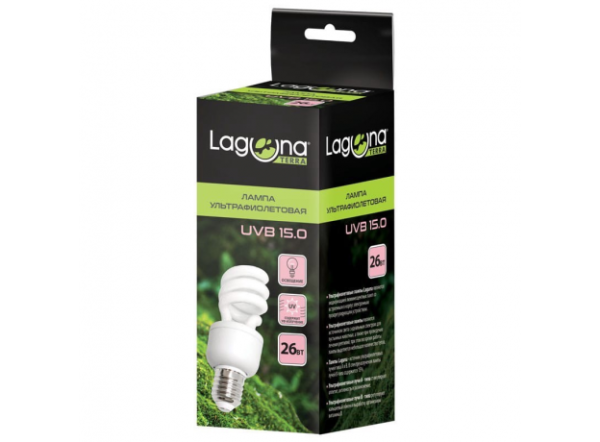 Лампа УФ Laguna UVB15.0, 26Вт,  Е27