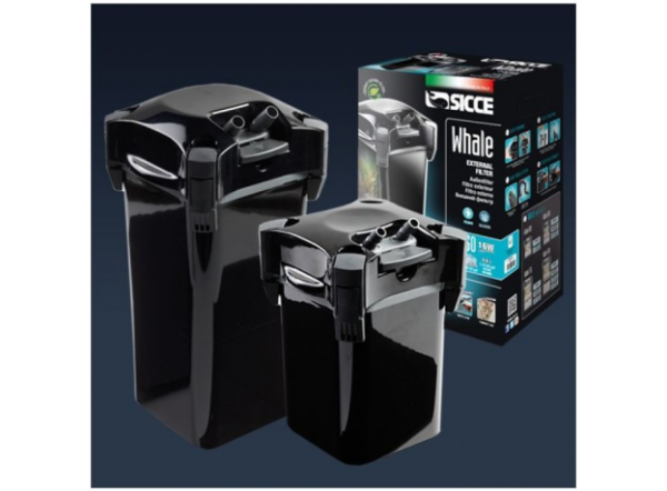 Фильтр внешний Sicce WHALE 120 540л/ч для аквариумов 40-120л, черный