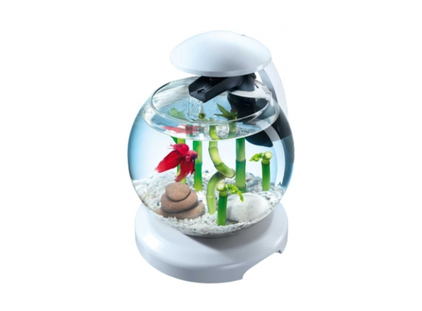 Аквариум круглый Tetra Cascade Globe, диаметр 27.9см, 6.8л  белый