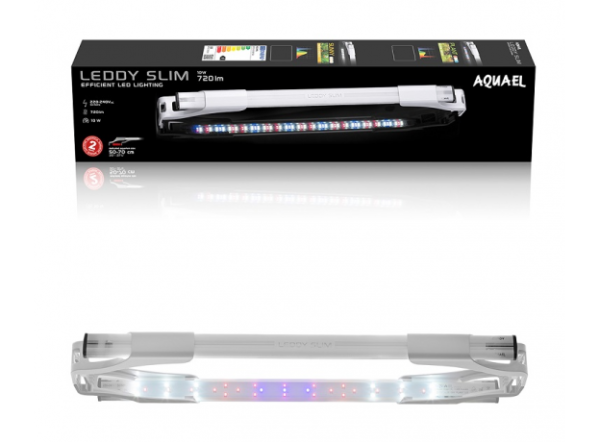Светильник Aquael LEDDY SLIM PLANT 2.0 10Вт, для аквариумов 50-70см, белый Светильник Aquael LEDDY SLIM PLANT 2.0 10Вт, для аквариумов 50-70см, белый