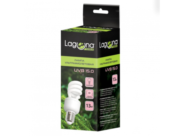 Лампа УФ Laguna UVB15.0, 13Вт,  Е27
