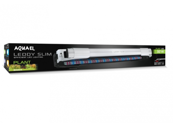 Светильник Aquael LEDDY SLIM PLANT 32Вт, для аквариумов 80-100см, черный Светильник Aquael LEDDY SLIM PLANT 32Вт, для аквариумов 80-100см, черный