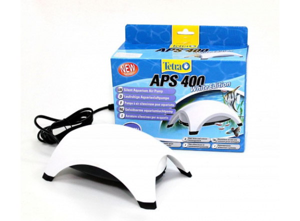 Компрессор Tetratec APS-400, двухканальный, белый, 250-600л Компрессор Tetratec APS-400, двухканальный, белый, 250-600л